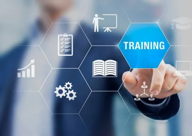 A training session in progress